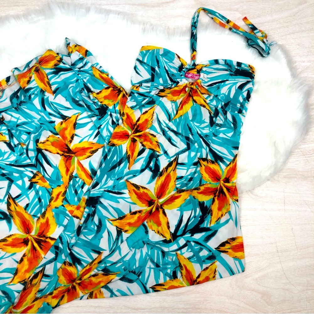 Maxi Floral Halter Dress Size Small